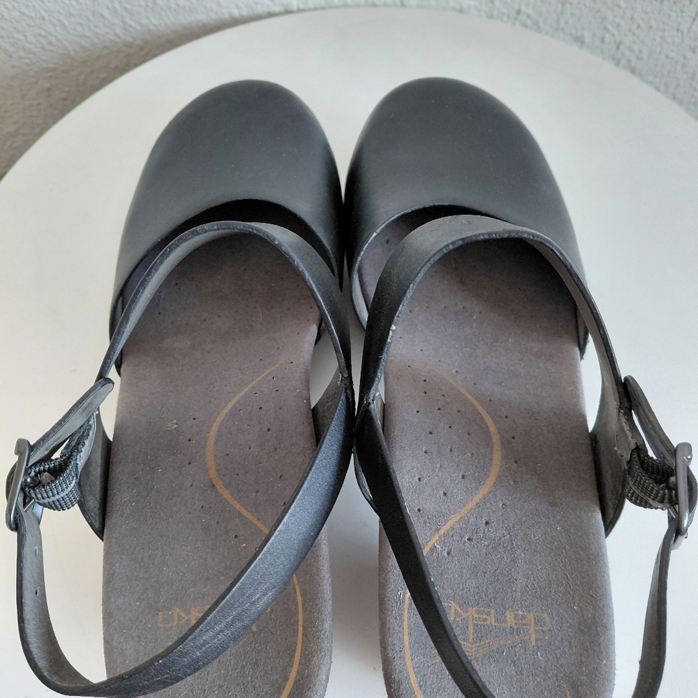 SOLD SOLD SOLD  Black Mary Jane Ankle Strap THEA Clogs - Picture 9 of 14